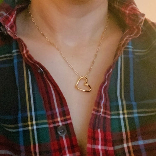 Heart And Chain Necklace zieselo