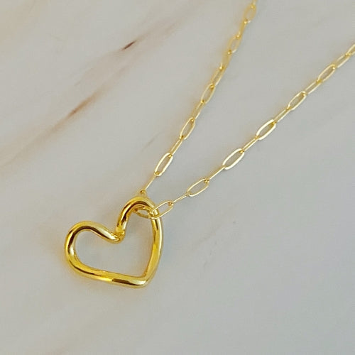 Heart And Chain Necklace zieselo