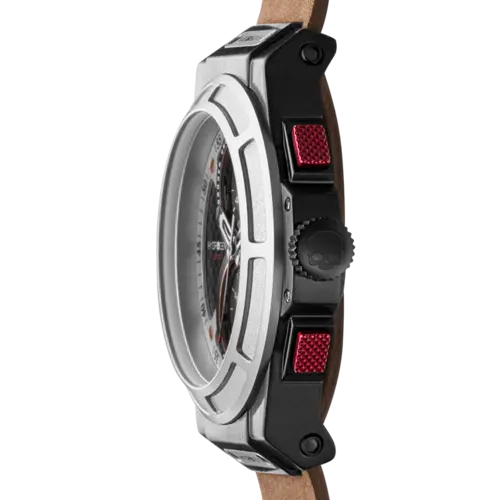 Otto Chrono Silver Black Nato royals