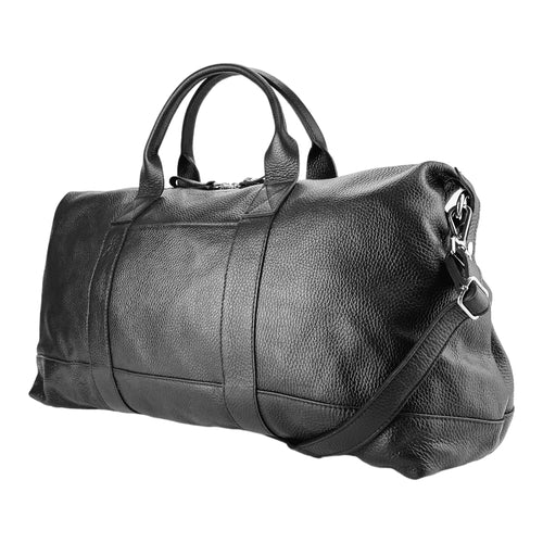 RB1029A | Borsone da Viaggio in Vera Pelle Made in Italy con Tracolla zieselo