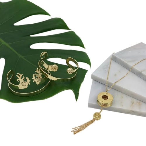 Bullet Tassel Necklace zieselo