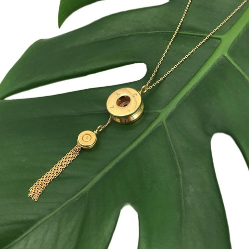 Bullet Tassel Necklace zieselo